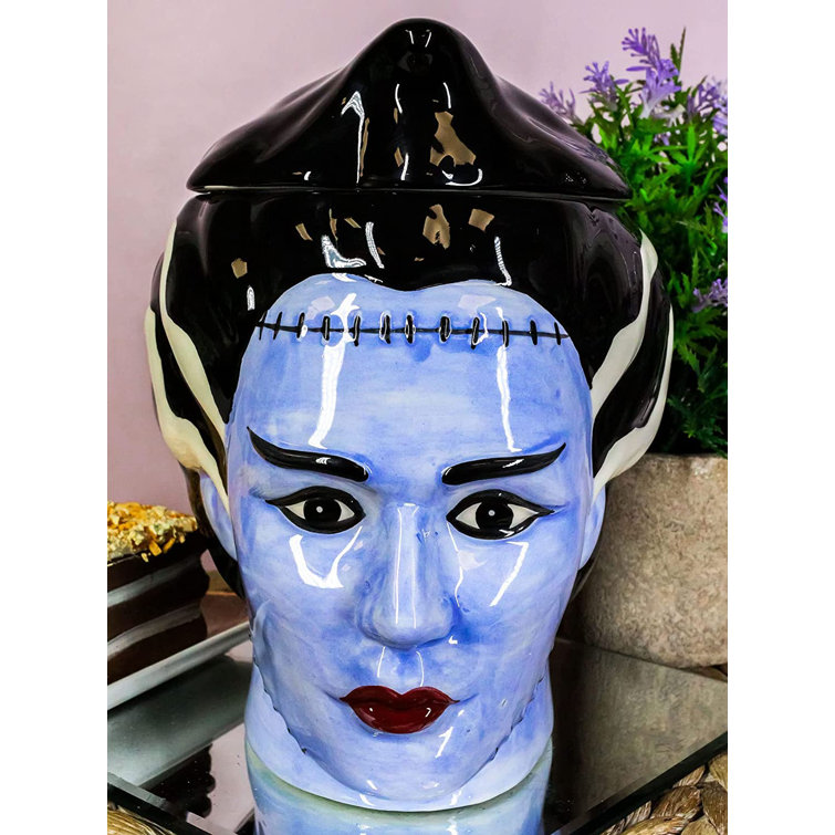 The Holiday Aisle® Dekyla Ghastly Mrs Frankenstein Bride Ceramic Cookie